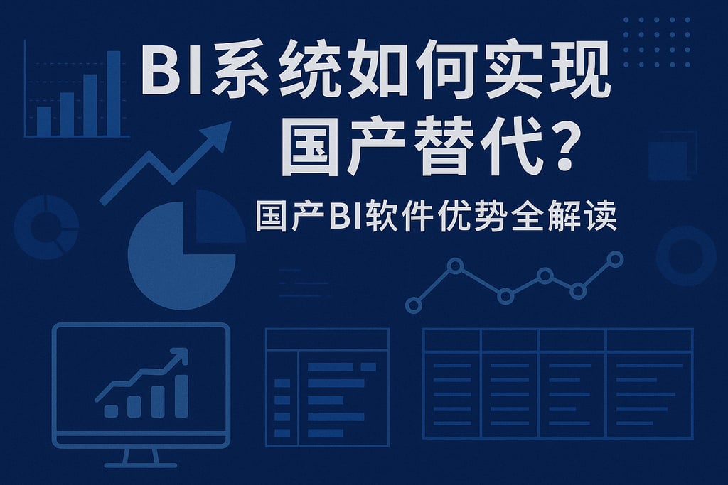 BI系统如何实现国产替代？国产BI软件优势全解读"